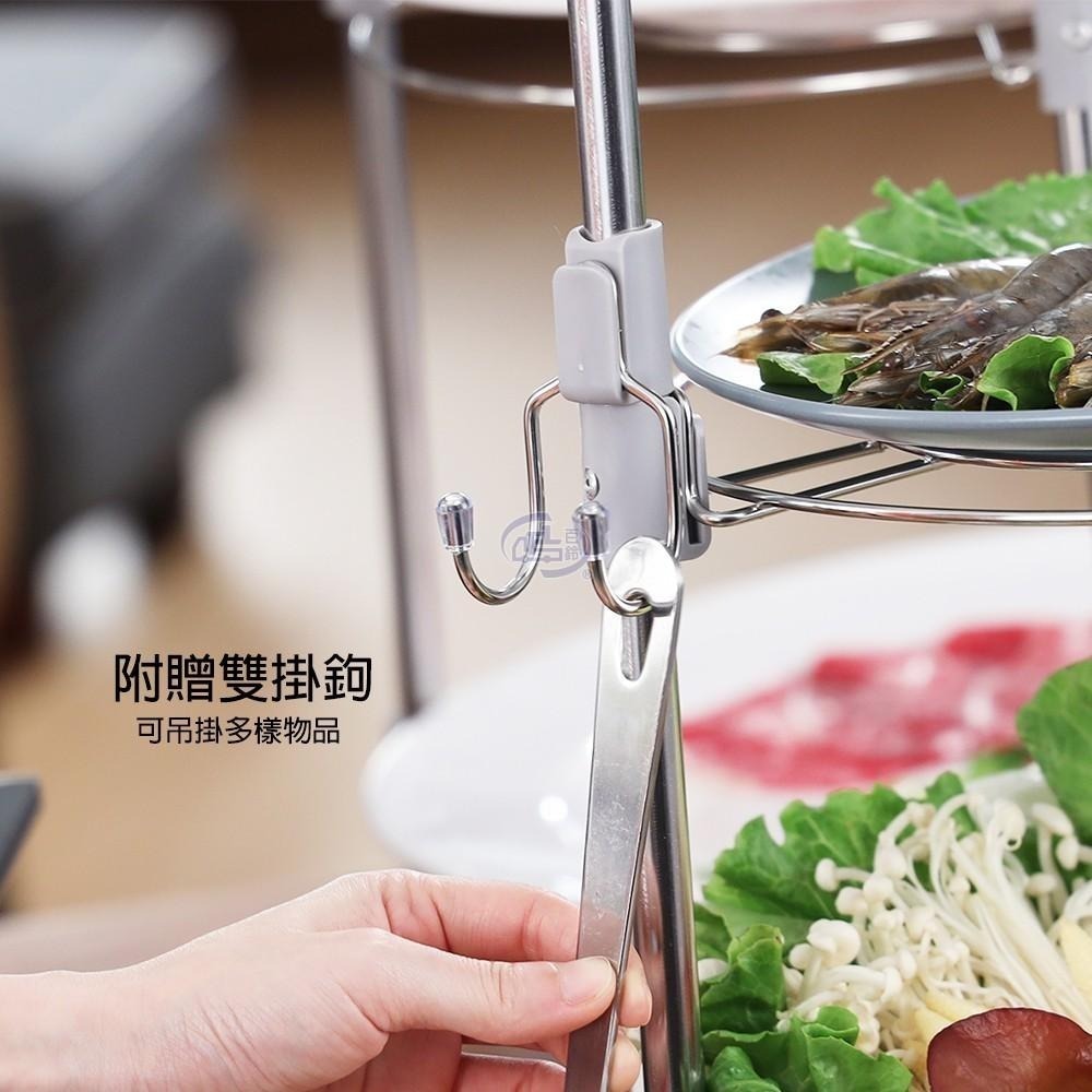 【百鈴】卡豪收省空間超穩固不鏽鋼多層鍋盤架(鍋架/平底鍋架/炒鍋架/層架)-細節圖8