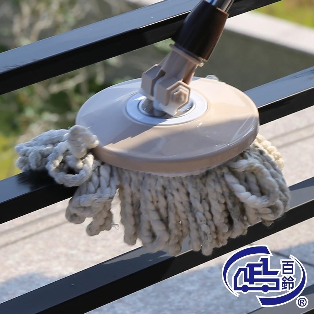 【百鈴】易指神脫超省力省空間甩水拖-超細纖維拖布(需搭配易指神脫超省力省空間拖把使用)-細節圖4