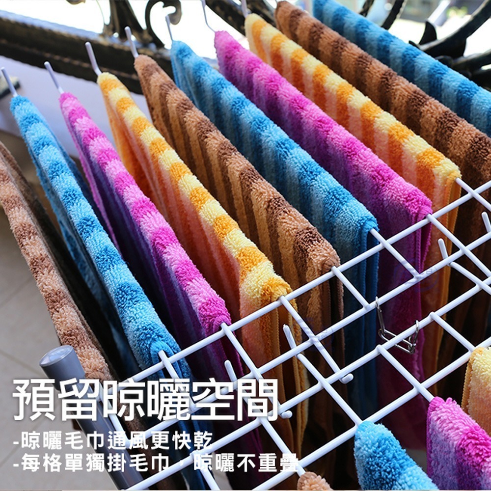 【百鈴】衣立不倒20支毛巾晾曬架(曬衣架/掛衣架/室內衣架/移動架/棉被架/毛巾架)-細節圖4
