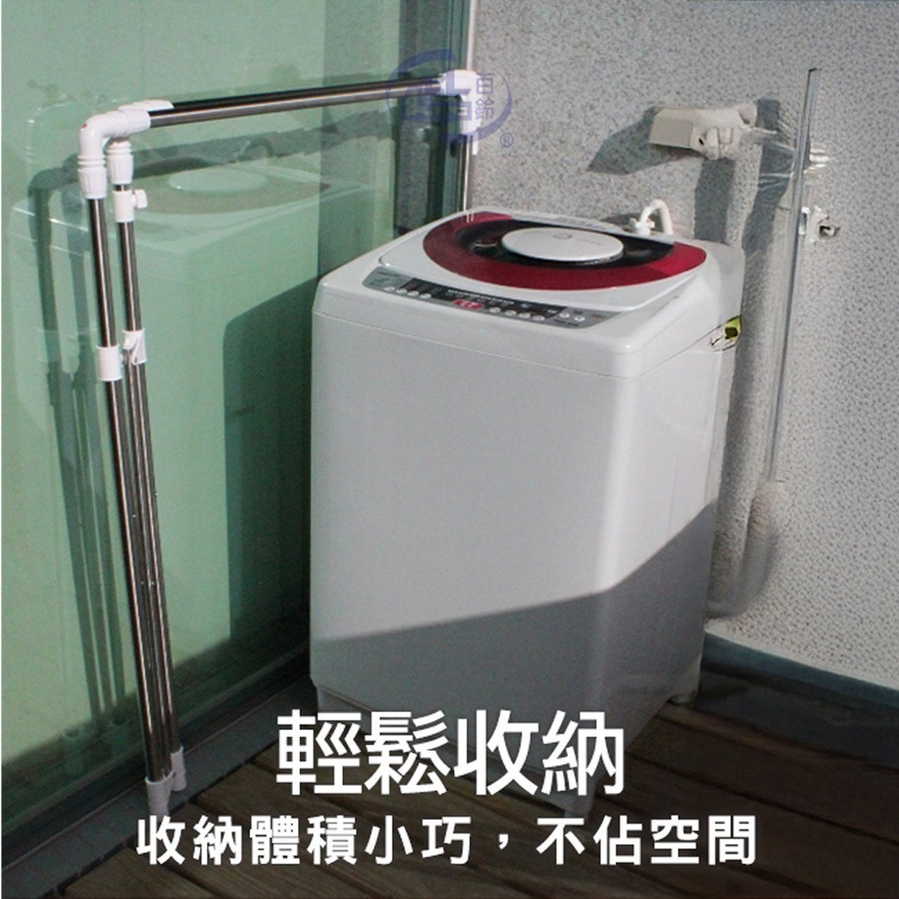 【百鈴】衣立不倒二代多用途曬衣架(曬衣架/掛衣架/室內衣架/移動架/棉被架/毛巾架)-細節圖6