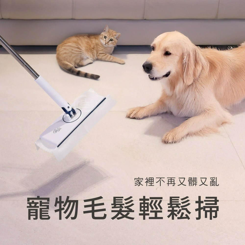 【百鈴】髒會滅不沾手夾布拖把-組合(平拖/免沾手/大板/吸水/乾濕兩用/除塵/地板清潔)-細節圖2