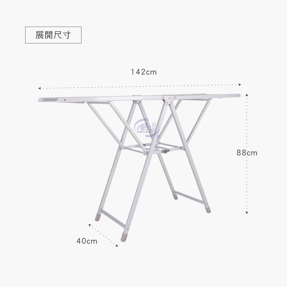 【百鈴】衣立不倒鋁合金翼型折疊帶輪曬衣架(曬衣架/掛衣架/室內衣架/移動架/棉被架/毛巾架)-細節圖10
