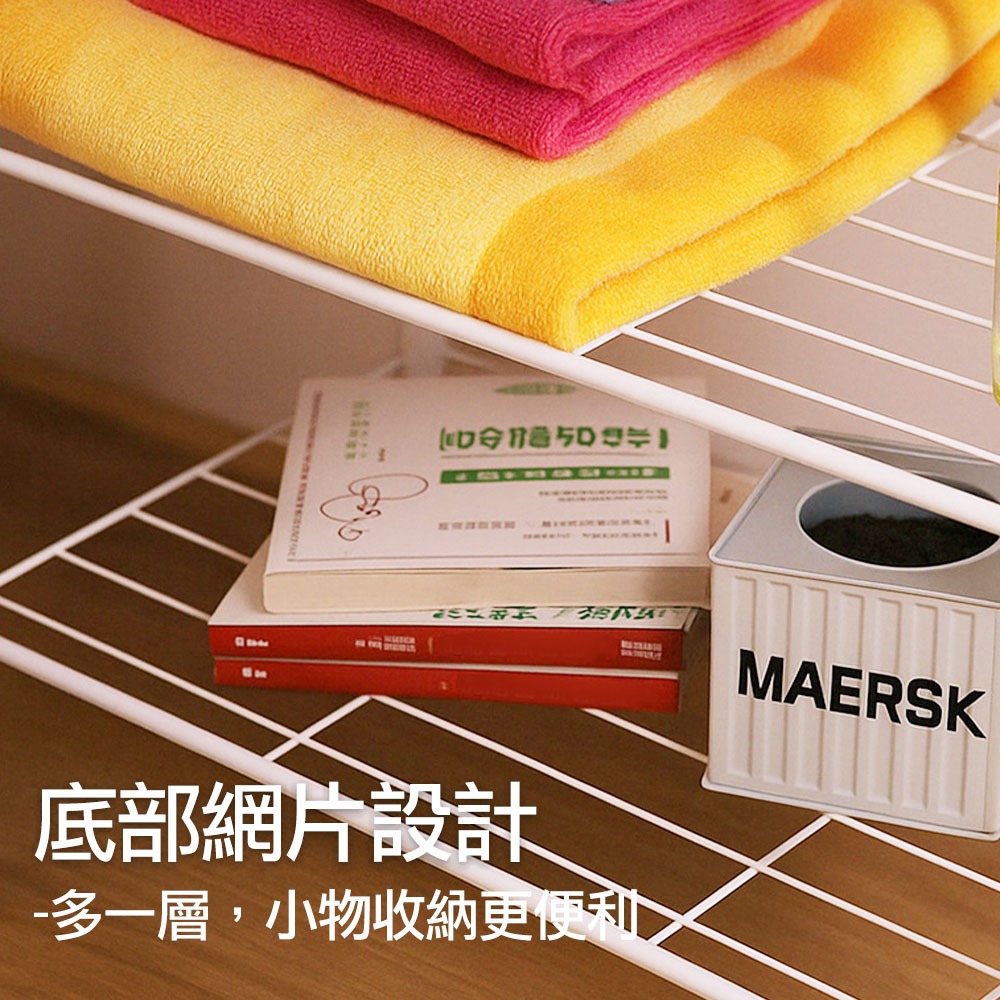 【百鈴】衣立不倒A字型室內掛放兩用雙層掛衣架(曬衣架/掛衣架/室內衣架/移動架/毛巾架)-細節圖5