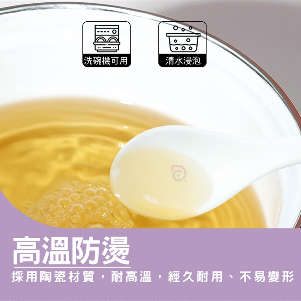 【德昌】青花瓷陶瓷湯匙(日用餐具/陶瓷湯匙/陶瓷餐具/防燙湯匙/環保湯匙/防滑湯匙)-細節圖3