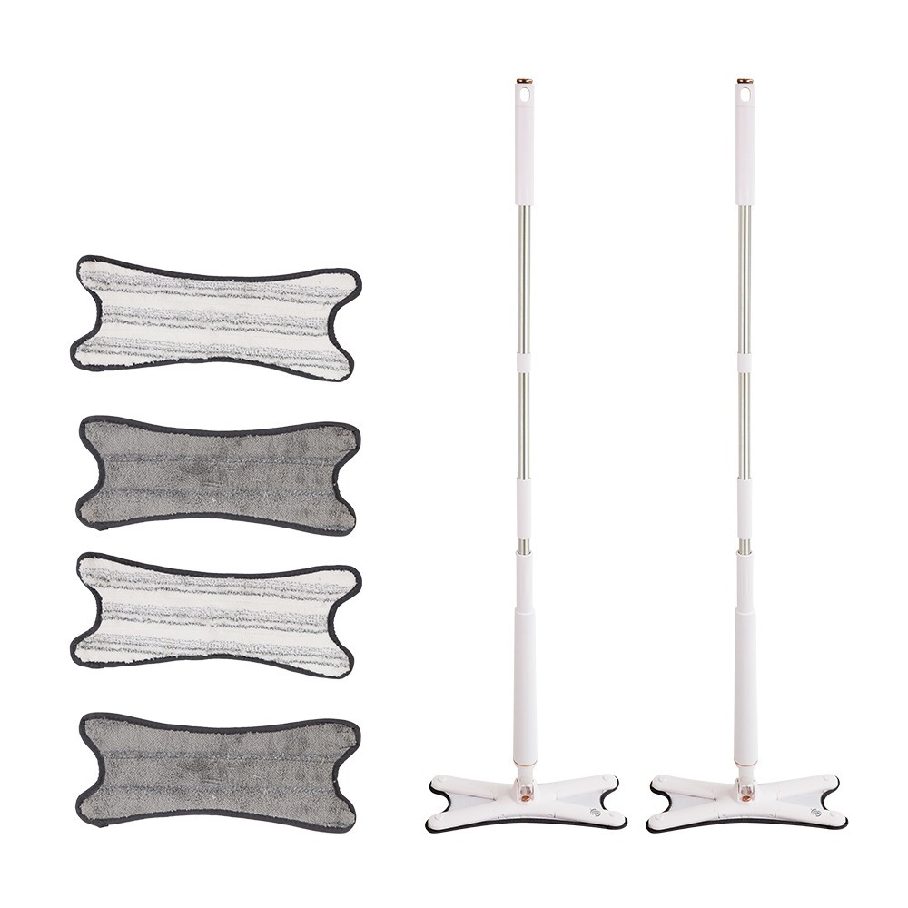 【百鈴】易秒擰免沾手X型豪華平板拖把(平拖/免沾手/大板/吸水/乾濕兩用/除塵/地板清潔)-規格圖11