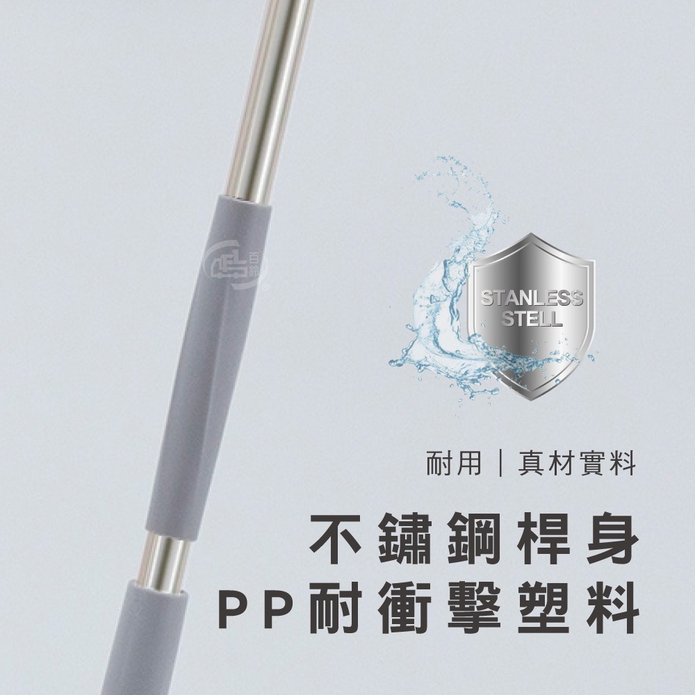【百鈴】易秒擰免沾手X型加大平板拖把(平拖/免沾手/大板/吸水/乾濕兩用/除塵/地板清潔)-細節圖9