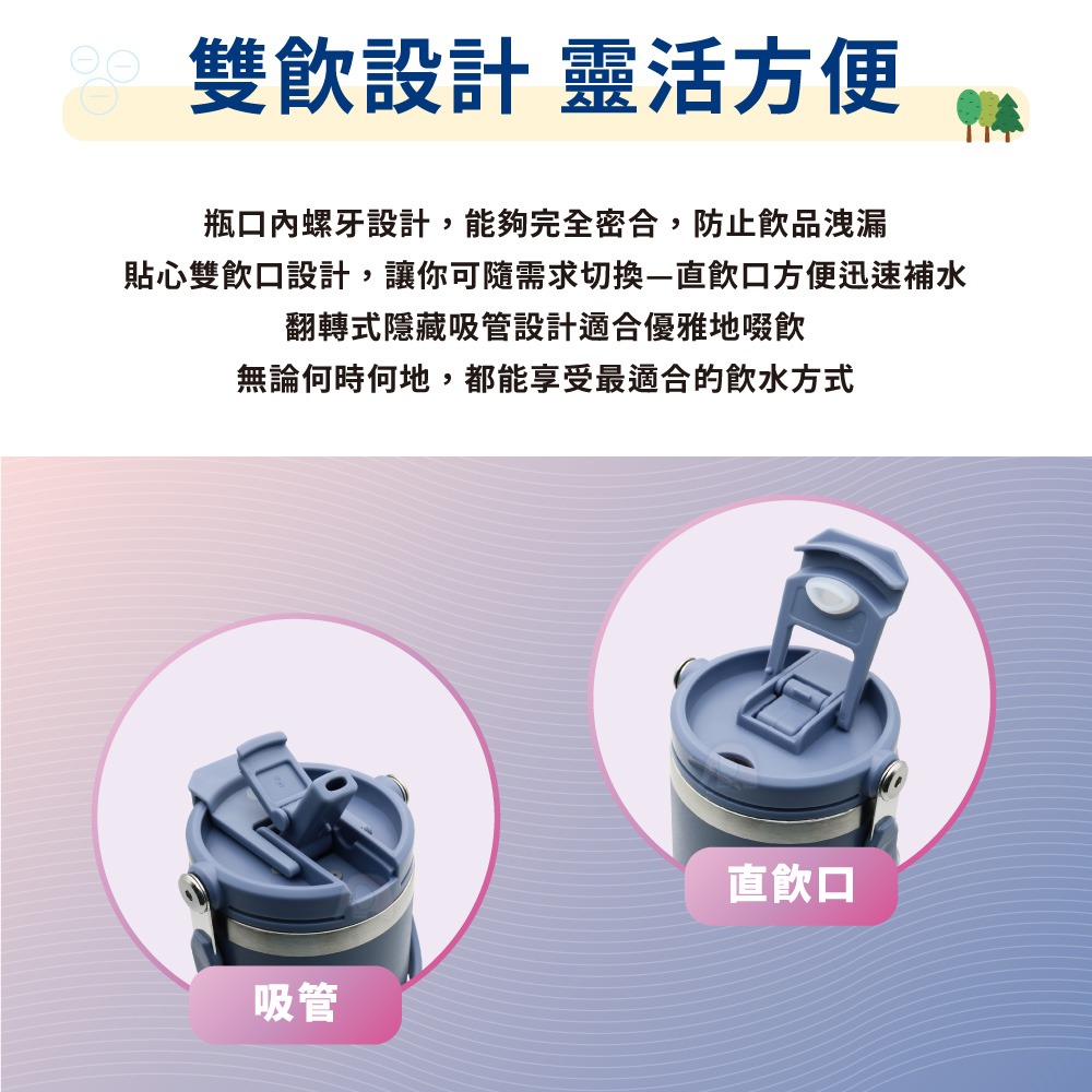 【Linox】Smakus負離子能量攜吸杯880ml(運動隨行杯/手提保溫杯/便攜吸管杯/超真空手提杯/效保溫杯)-細節圖4