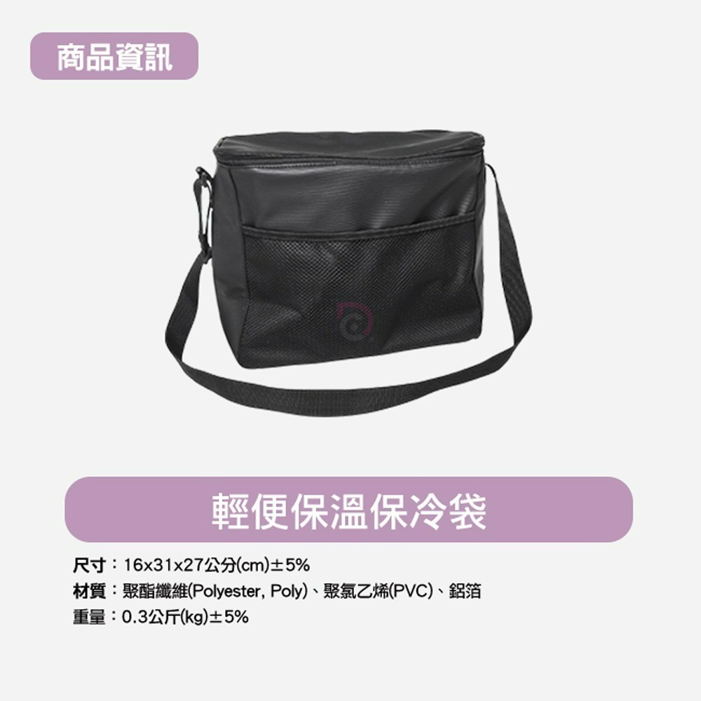 【德昌】輕便保溫保冷袋(保溫袋/保冷袋/防潑水保溫袋/防潑水保冷袋/可調肩背保溫袋/可調肩背保冷袋/野餐)-細節圖2