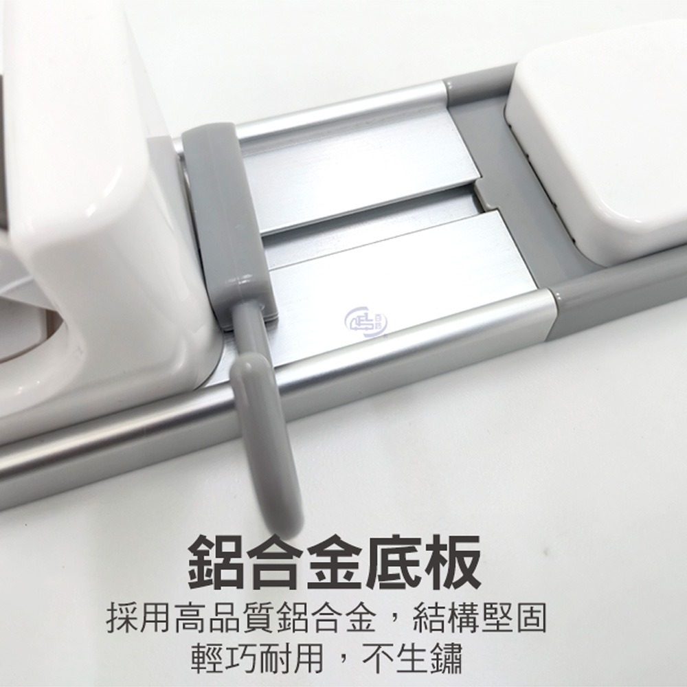 【百鈴】必卡鎖壁掛滑軌多功能三勾兩夾工具夾(壁掛工具夾/三勾兩夾收納架/廚房浴室收納掛架/多功能工具收納架)-細節圖9