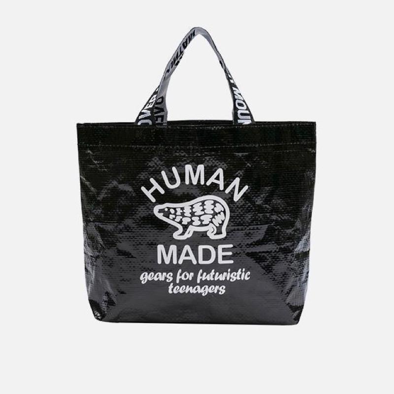 🛸 𝗪𝗮𝗸𝗼𝗼𝗻台灣現貨 黑白動物環保購物袋 獾購物袋 便當袋 環保袋 手提袋 小袋子 編織袋 尼龍袋 袋-細節圖7