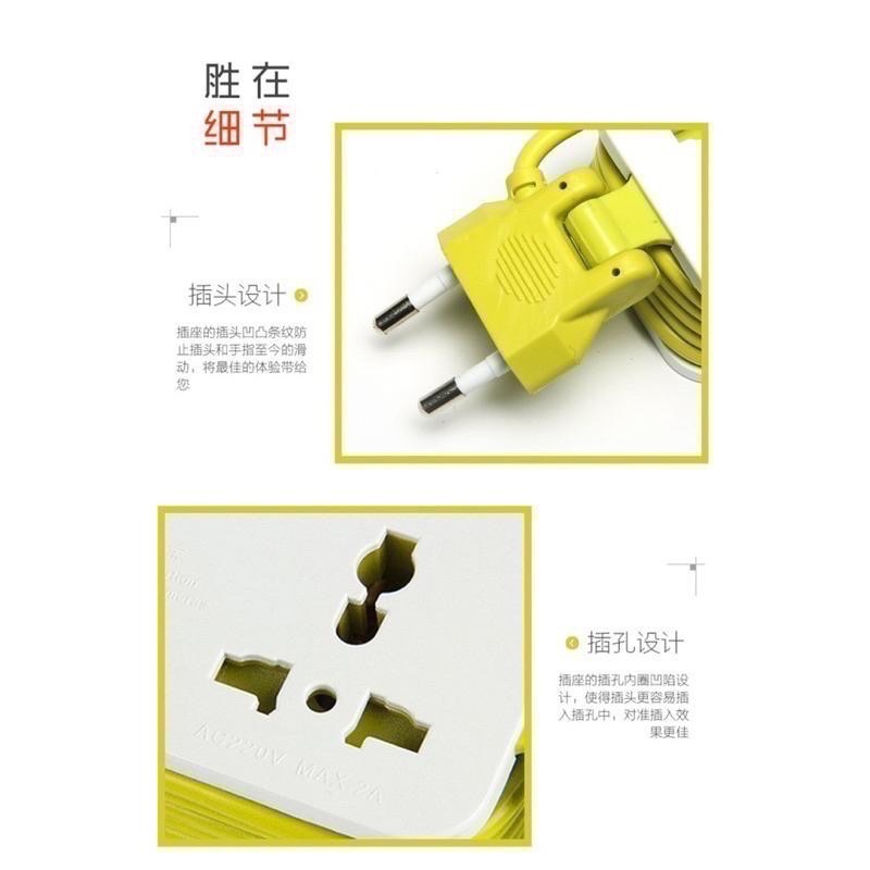 🛸台灣現貨 1.5M歐洲旅行歐規延長線 歐規延長線 多國插座 旅行延長線4USB2插三孔 延長線 歐洲旅遊-細節圖7