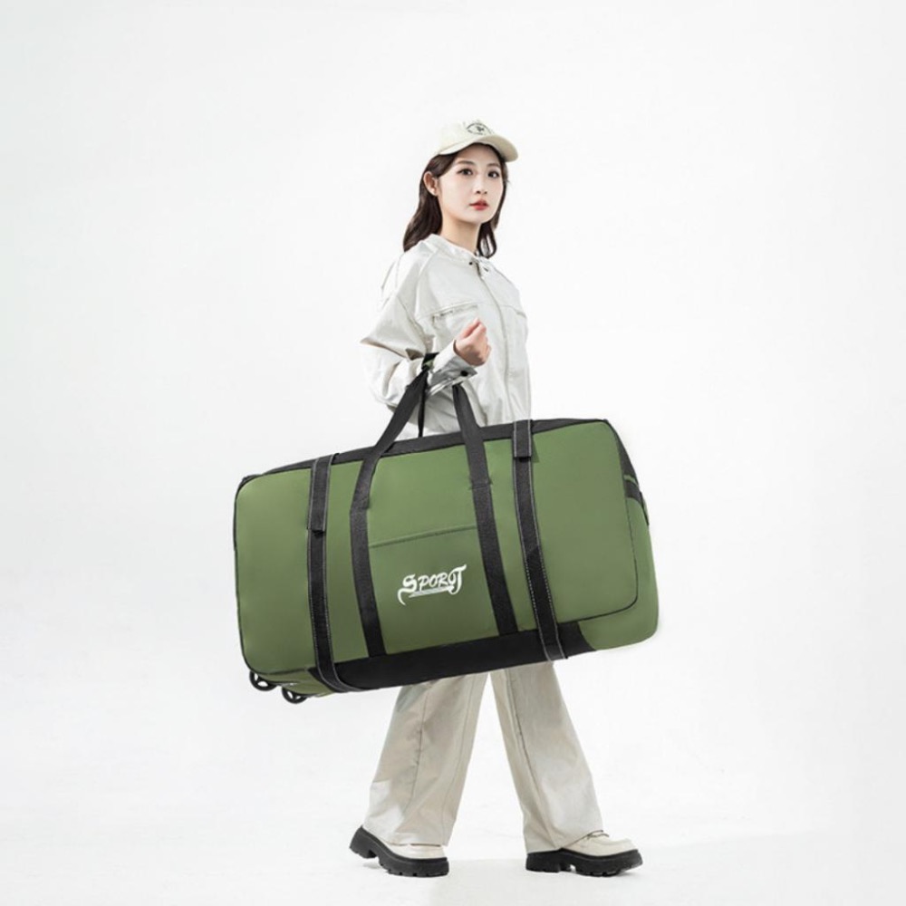 🛸現貨 大容量滾輪托運行李袋 托運行李袋 行李包 行李袋 托運包 托運袋 大號行李包 超大托運袋 滾輪包 搬家袋 露營包-細節圖3