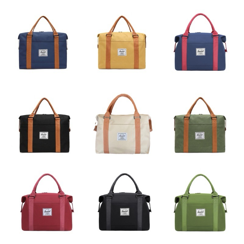 台灣現貨 贈送防水衣物袋 輕量旅遊運動包 旅行包 牛津布輕行李包 收納包 運動包 肩背包 登機袋 單肩包 帆布包-細節圖2