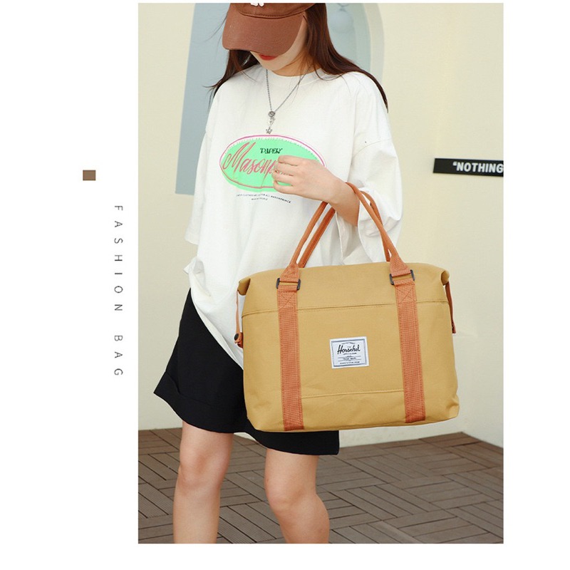 台灣現貨 贈送防水衣物袋 輕量旅遊運動包 旅行包 牛津布輕行李包 收納包 運動包 肩背包 登機袋 單肩包 帆布包-細節圖7