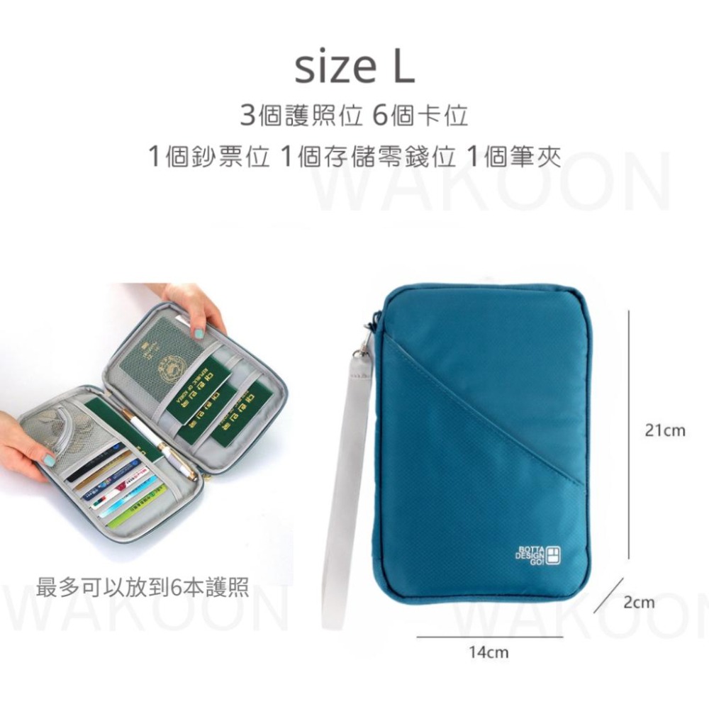 現貨 BOTTA DESIGN 韓系防潑水 護照包 護照夾 RFID防盜 零錢包 護照夾 證件夾 護照套 旅行護照包-細節圖4