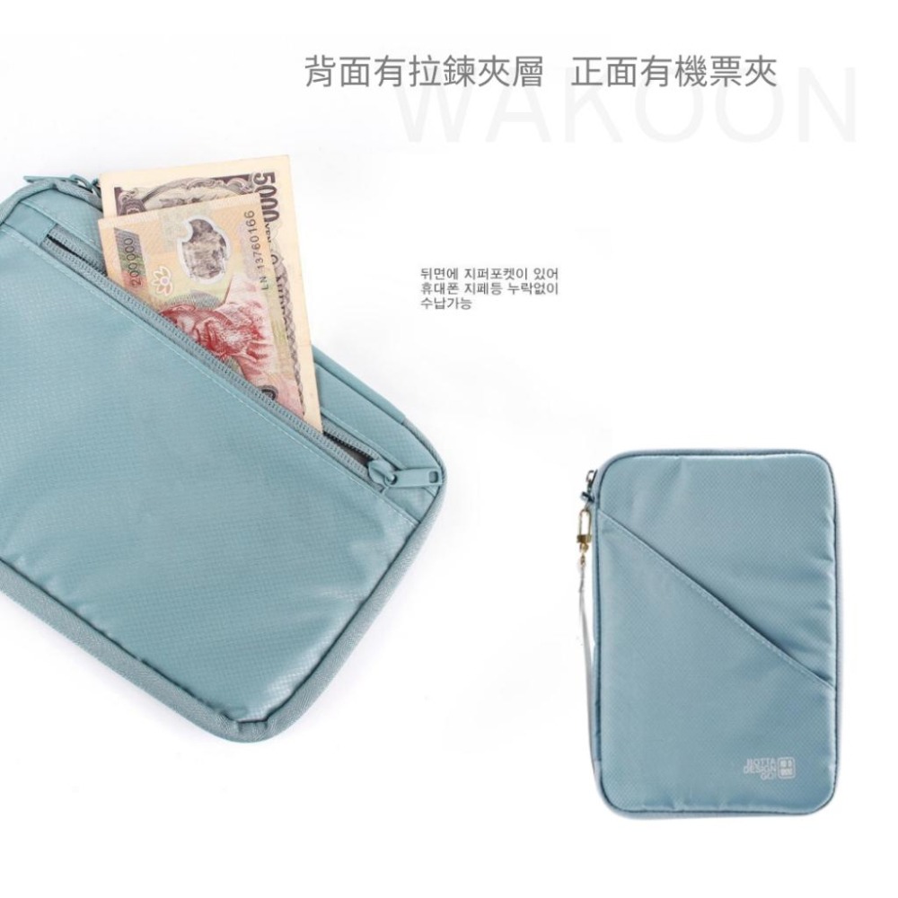 現貨 BOTTA DESIGN 韓系防潑水 護照包 護照夾 RFID防盜 零錢包 護照夾 證件夾 護照套 旅行護照包-細節圖7