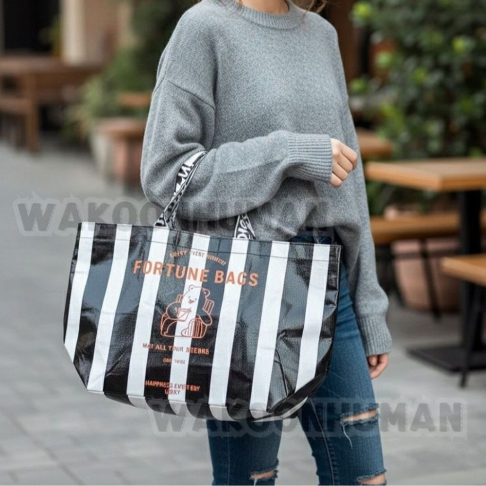 新品現貨 動物合集防水購物袋 手提單肩袋 尼龍袋 宜家 購物袋 環保袋 防水購物袋 編織袋 袋 手提袋-細節圖8