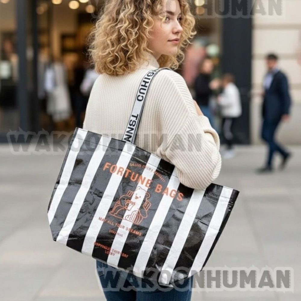 新品現貨 動物合集防水購物袋 手提單肩袋 尼龍袋 宜家 購物袋 環保袋 防水購物袋 編織袋 袋 手提袋-細節圖9