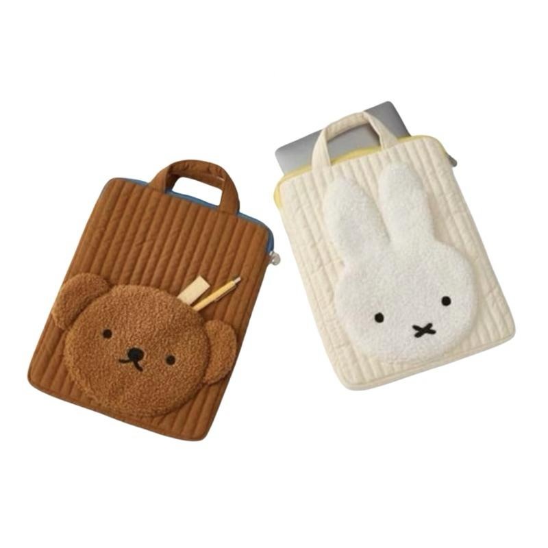 台灣現貨 Miffy米菲兔 鮑里斯熊 12寸 13寸 14寸 平板防震包 電腦包 平板電腦 卡通平板包 旅行 平板收納-細節圖2