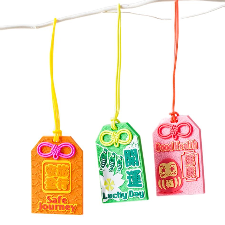 台灣現貨 招財貓行李吊牌 平安御守行李吊牌 開運吊牌 吐司行李吊牌 登機牌 識別證 吊飾 行李掛牌 行李箱吊牌 掛牌-細節圖2
