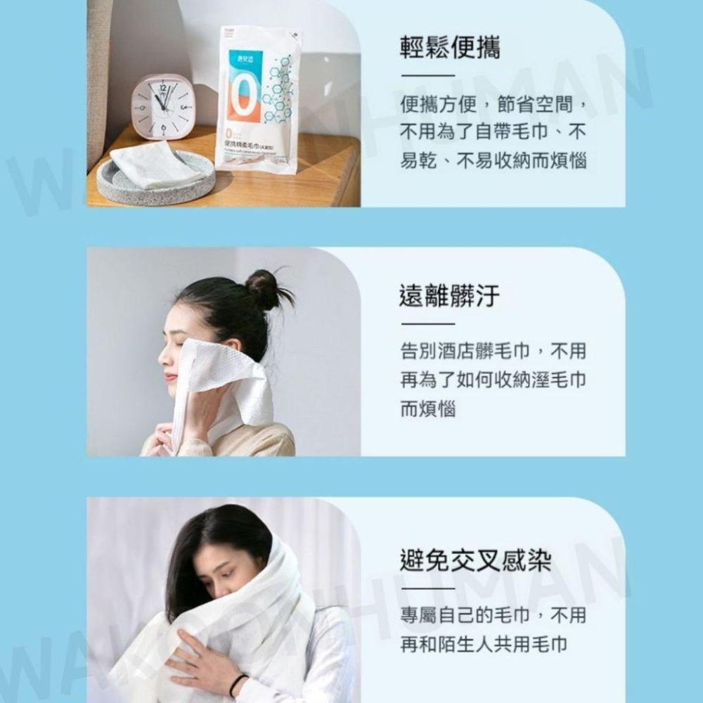 台灣現貨 蓓安適 壓縮毛巾 旅行壓縮毛巾 一次性毛巾 拋棄式毛巾 免洗毛巾 一次性面巾 潔面巾 免洗洗臉巾 壓縮洗臉巾-細節圖6