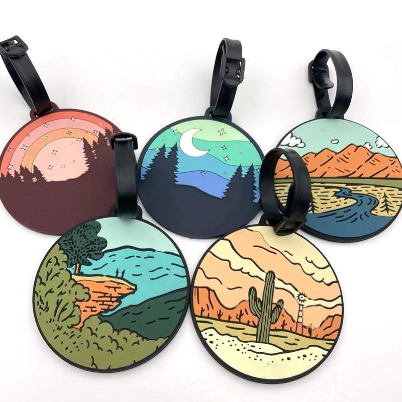 台灣現貨 峽谷露營行李吊牌 峽谷行李吊牌 飄帶 行李吊牌 登機牌 識別證 吊飾 行李掛牌 行李箱吊牌 掛牌-細節圖2