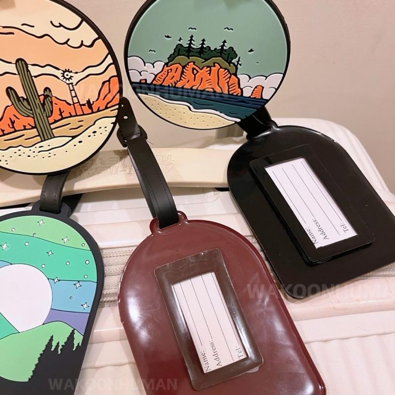 台灣現貨 峽谷露營行李吊牌 峽谷行李吊牌 飄帶 行李吊牌 登機牌 識別證 吊飾 行李掛牌 行李箱吊牌 掛牌-細節圖4