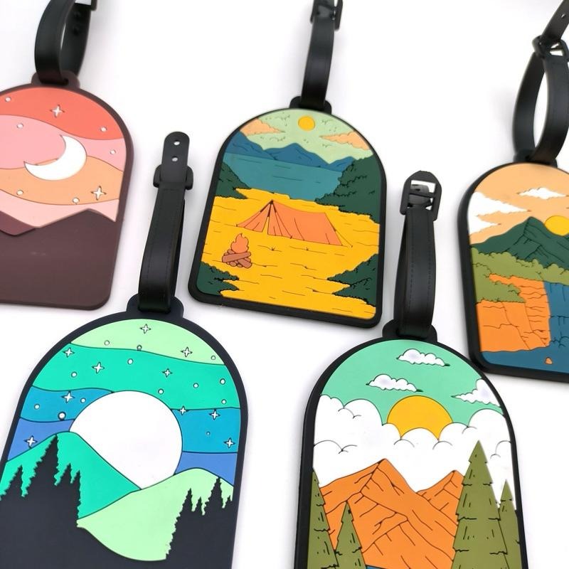 台灣現貨 峽谷露營行李吊牌 峽谷行李吊牌 飄帶 行李吊牌 登機牌 識別證 吊飾 行李掛牌 行李箱吊牌 掛牌-細節圖8