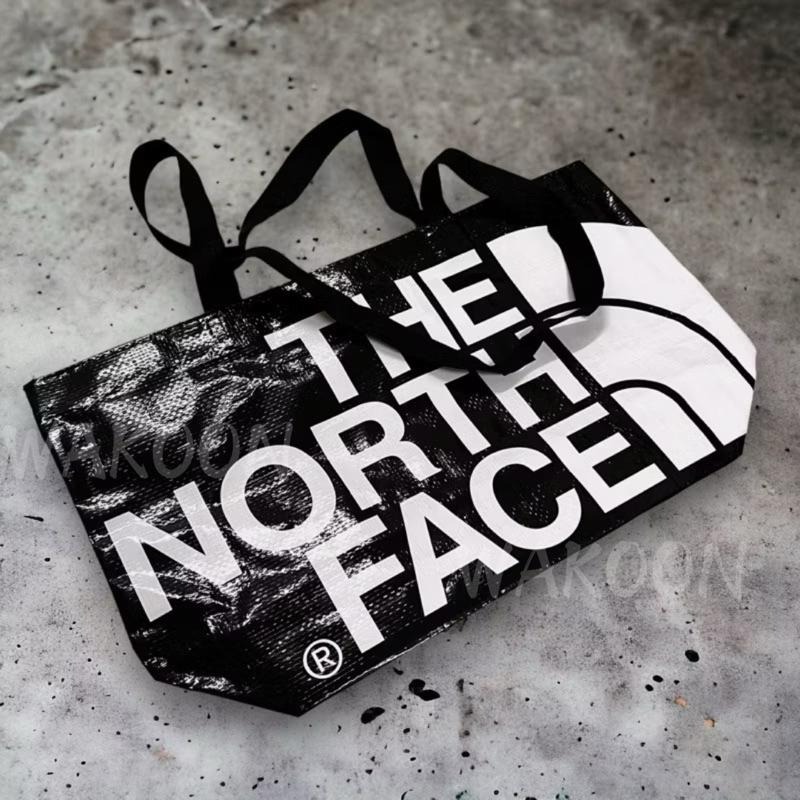 台灣現貨 限量正版THE NORTH FACE 防水編織購物袋 大容量購物袋 購物袋 大型購物袋 搬家袋 北臉 提袋-細節圖3