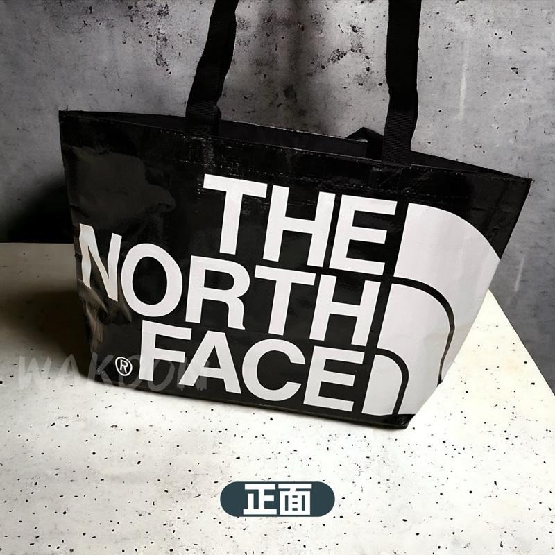 台灣現貨 限量正版THE NORTH FACE 防水編織購物袋 大容量購物袋 購物袋 大型購物袋 搬家袋 北臉 提袋-細節圖5