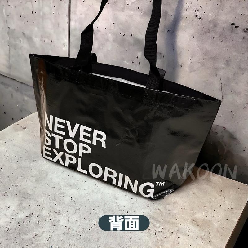 台灣現貨 限量正版THE NORTH FACE 防水編織購物袋 大容量購物袋 購物袋 大型購物袋 搬家袋 北臉 提袋-細節圖6