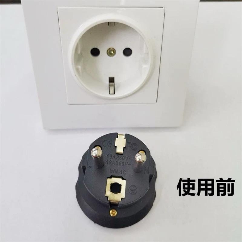 現貨 韓國歐洲旅行必備 轉接插頭 韓國插頭 歐規插頭 旅行插頭 德規轉接頭 歐規插頭 香港英規插頭 歐規轉接頭 轉接頭-細節圖4