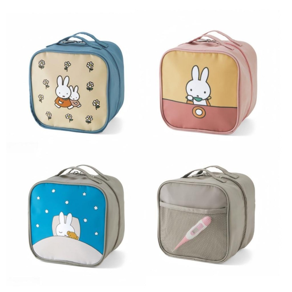 台灣現貨 日本米飛兔多隔層化妝包 手提收納包 化妝包 藥包 口紅包 洗漱包 急救包 收納包 衛生棉包 米飛兔 小包-細節圖2