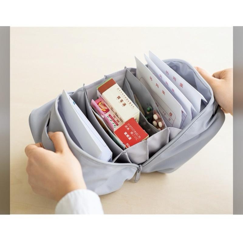 台灣現貨 日本MOOMIN 嚕嚕米手提美妝收納包 化妝包 藥包 口紅包 洗漱包 急救包 收納包 衛生棉包 姆明小包包-細節圖5