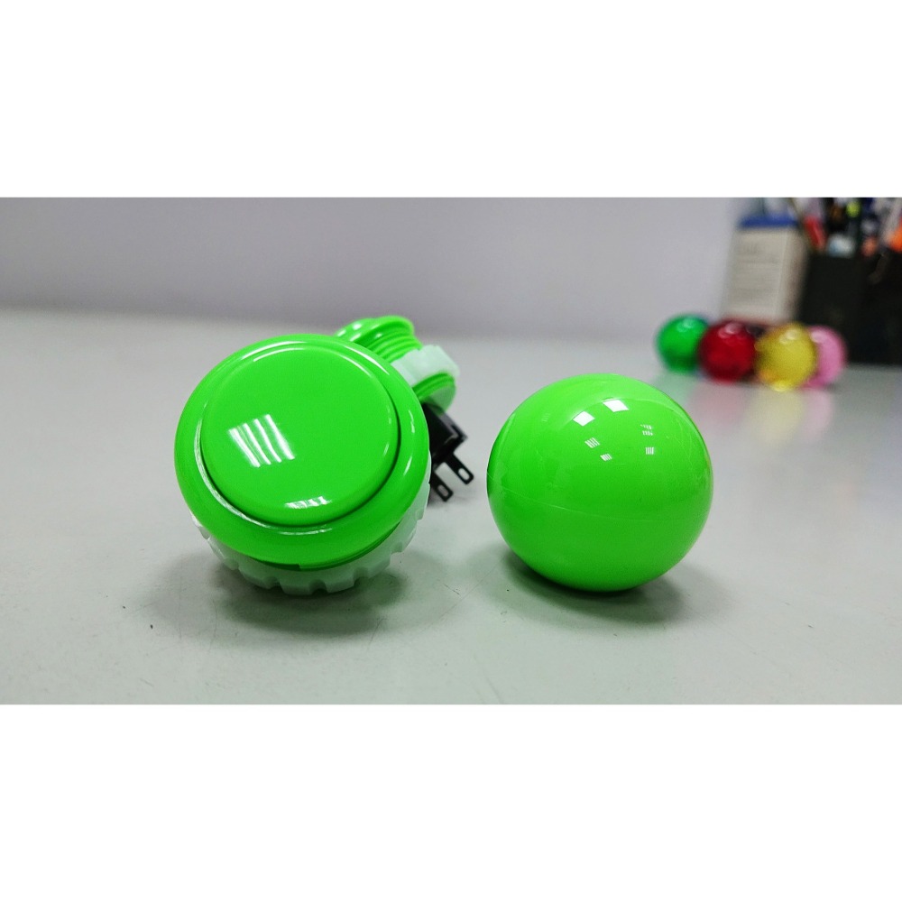 【KDiT原裝空運】日本清水 SEIMITSU KEIKOU 螢光色系30/24按鈕&搖桿球 全4色-細節圖6