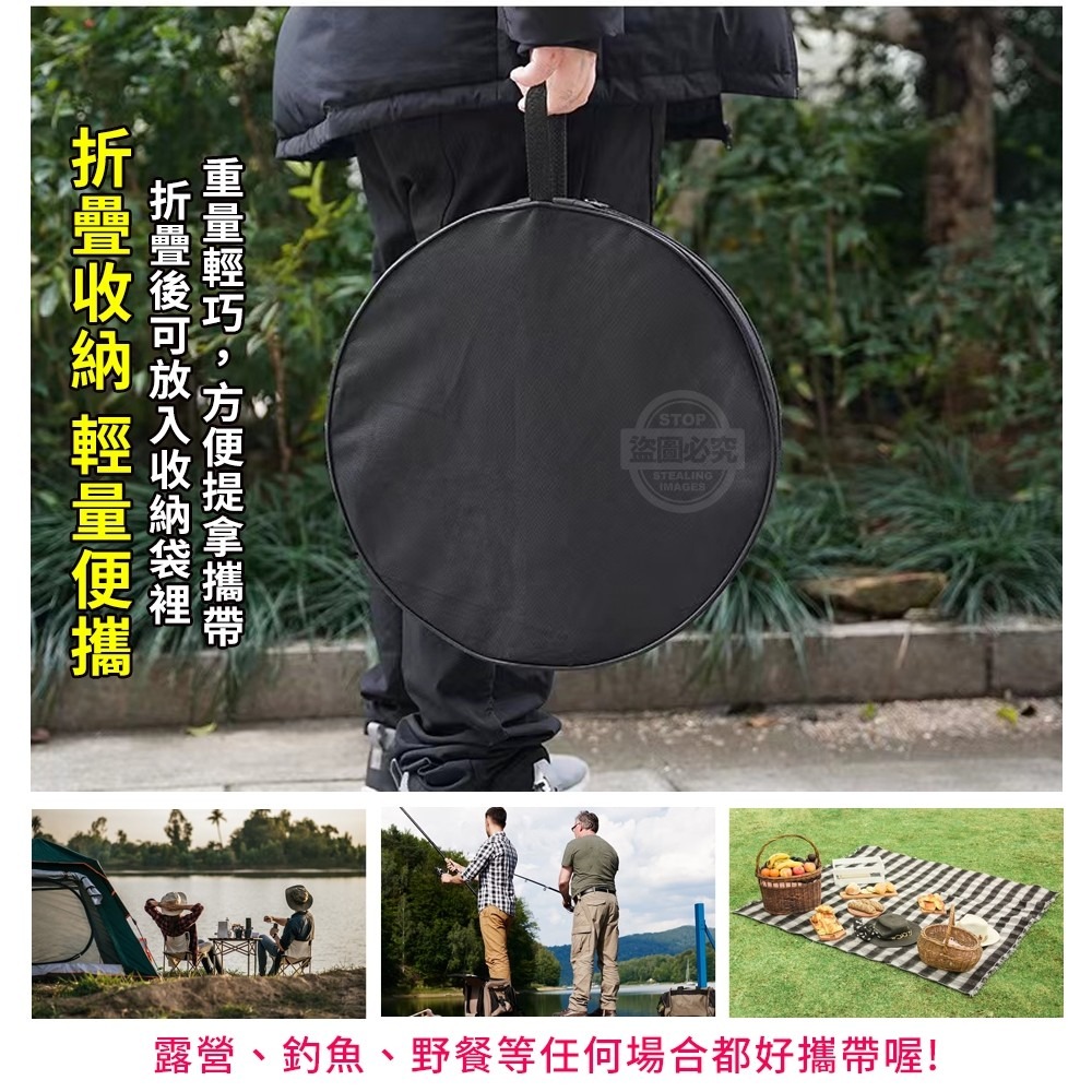 鋁合金輕巧摺疊小圓桌-細節圖3