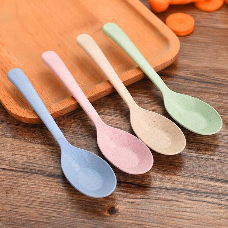 小麥秸稈便攜環保餐具三件組(5組)-細節圖2