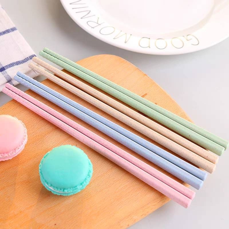 小麥秸稈便攜環保餐具三件組(5組)-細節圖4