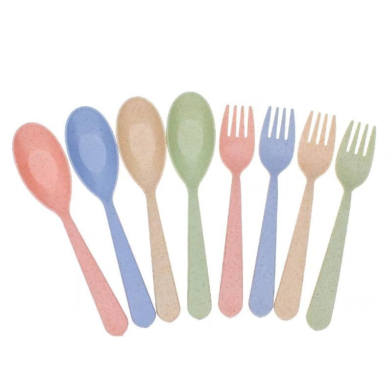 小麥秸稈便攜環保餐具三件組(5組)-細節圖5