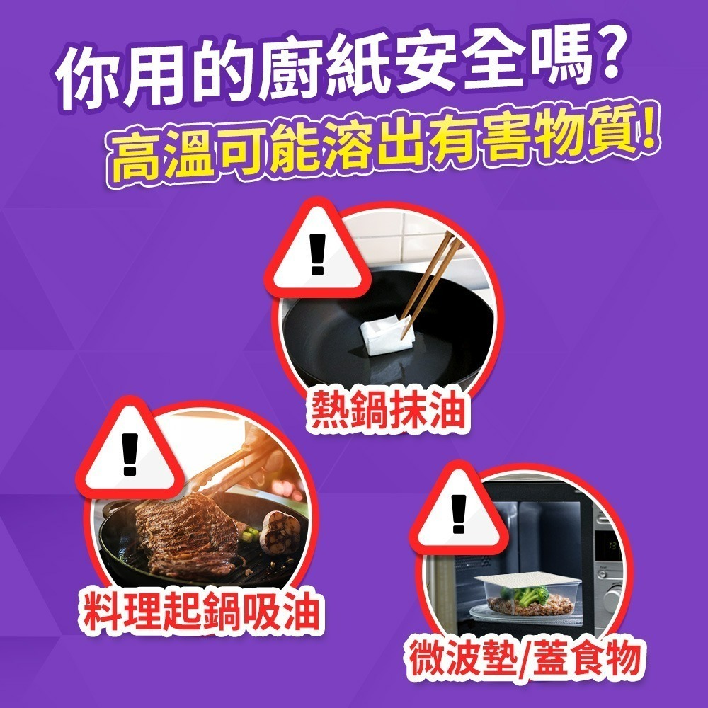 【宅配賣場】【舒潔】食安級耐用廚房紙巾 65 抽x6捲x6串/箱-細節圖3