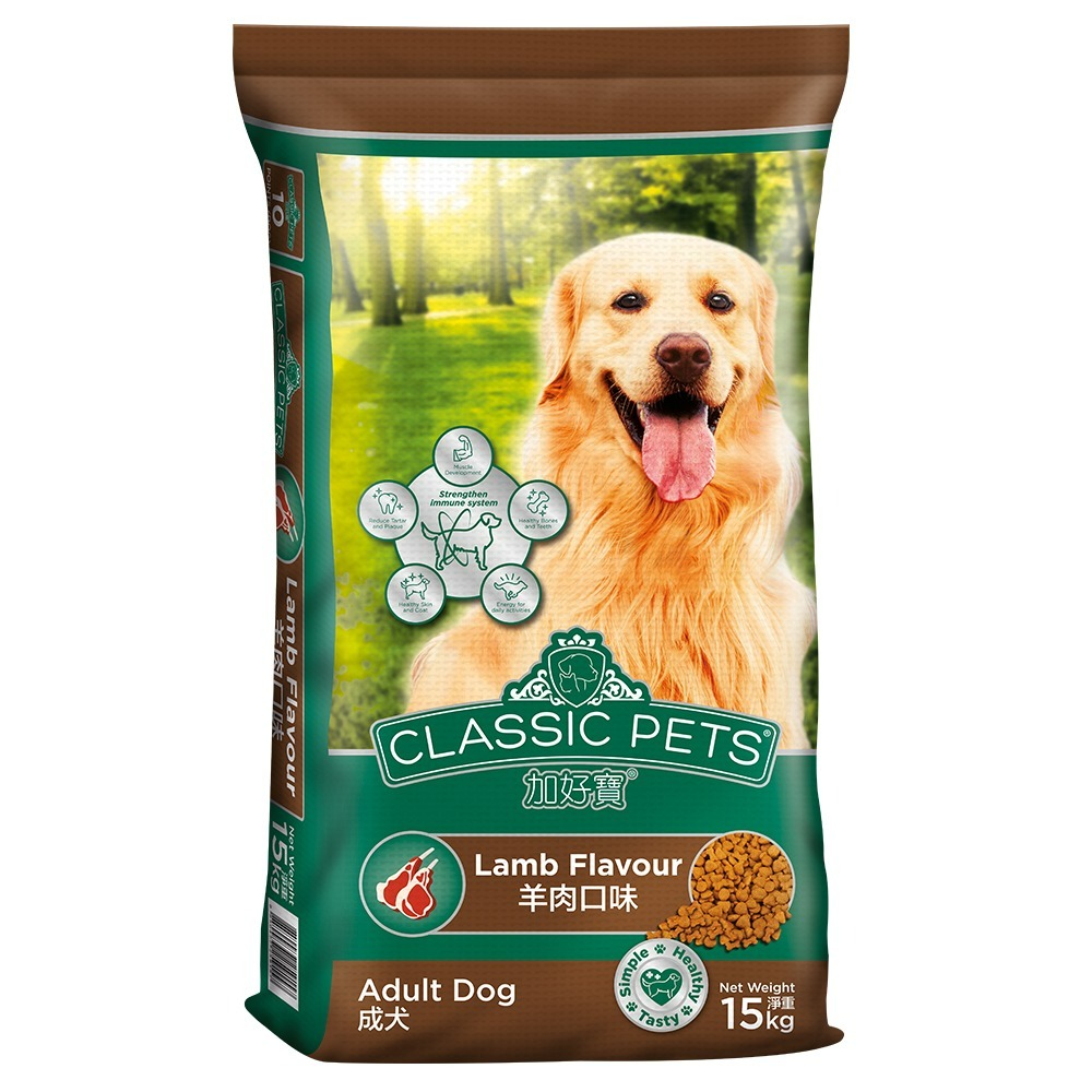 【宅配賣場】加好寶 狗乾糧 15KG x 1包 狗飼料/成犬 (口味任選)-規格圖4