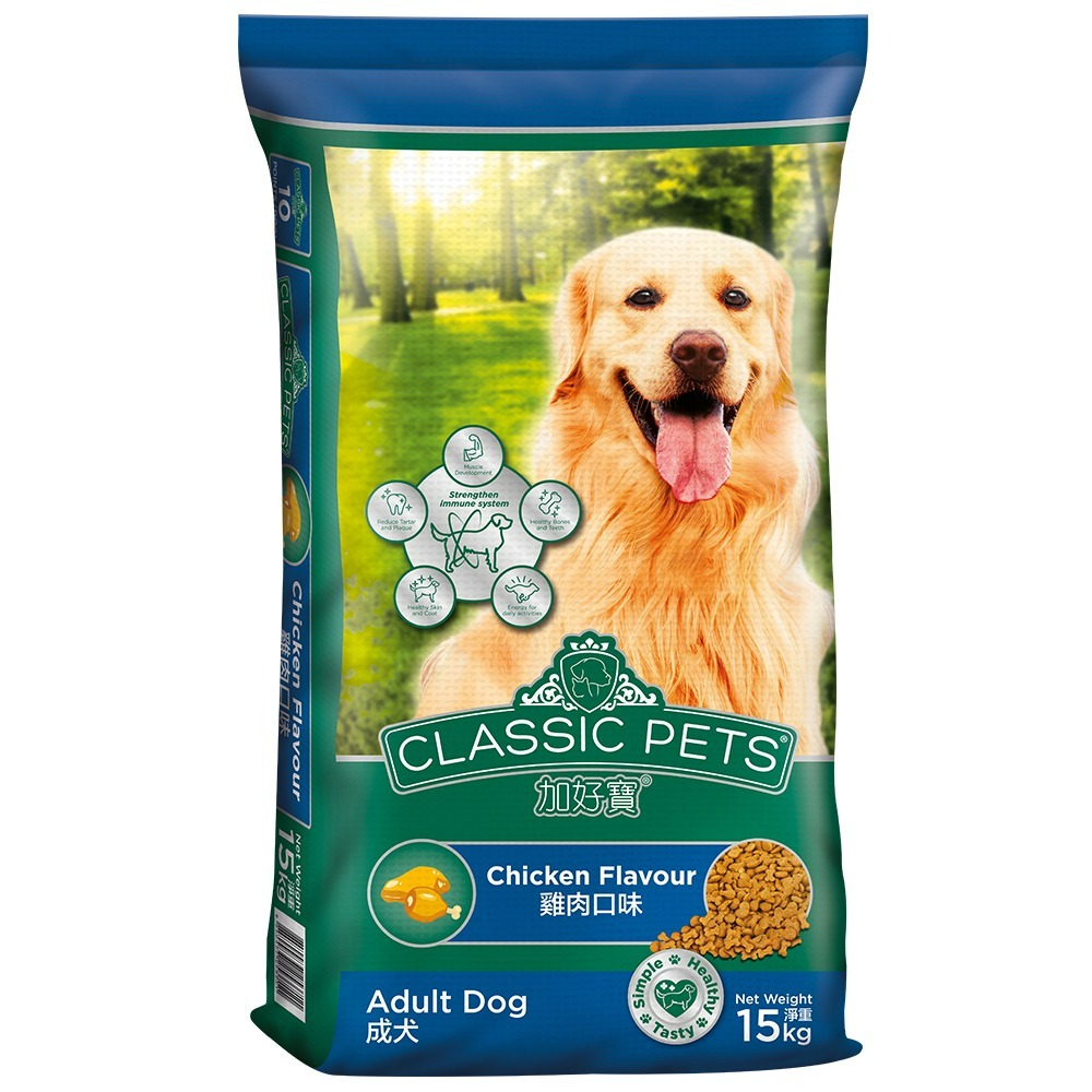 【宅配賣場】加好寶 狗乾糧 15KG x 1包 狗飼料/成犬 (口味任選)-規格圖4
