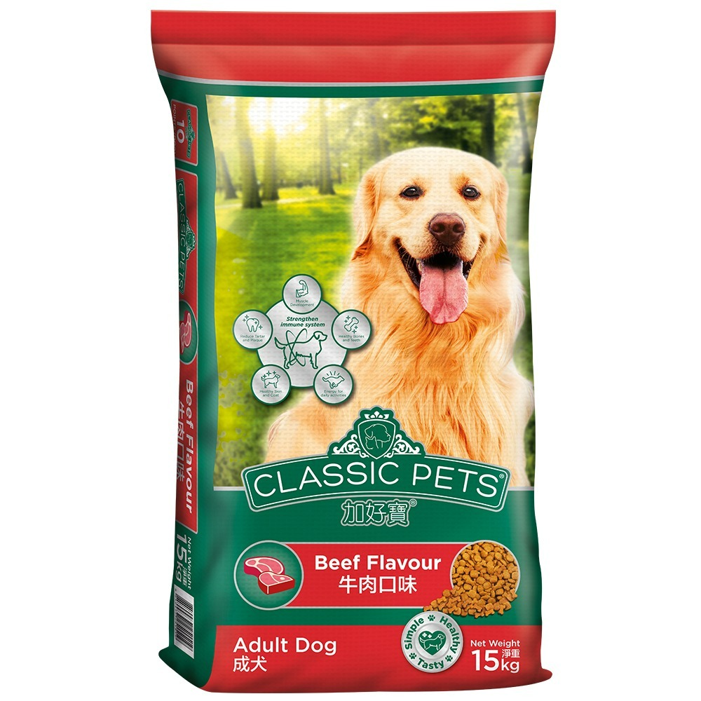 【宅配賣場】加好寶 狗乾糧 15KG x 2包 狗飼料/成犬 (口味任選)-規格圖4