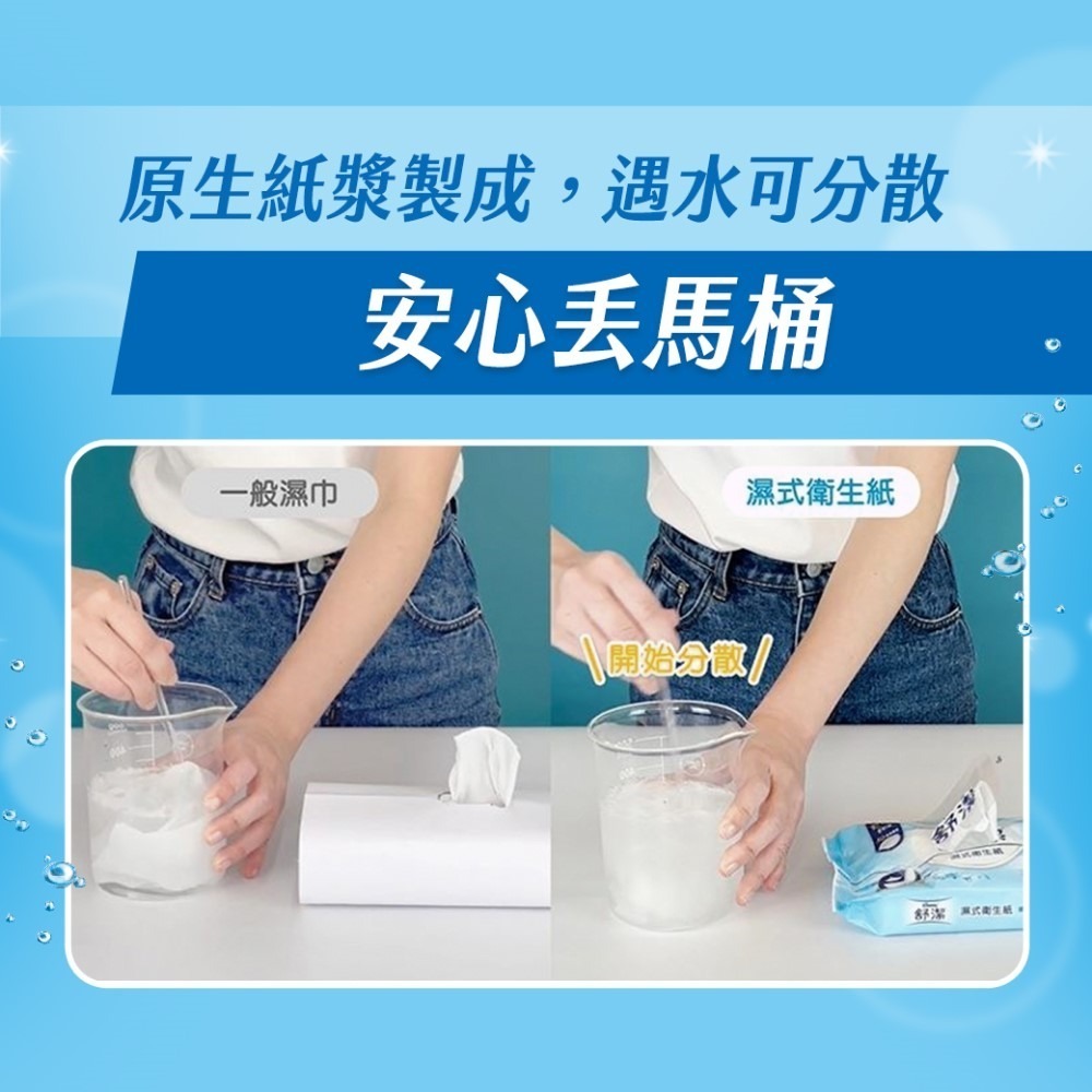 【超取/宅配賣場】舒潔 濕式衛生紙40抽x7包+贈10抽x2包/箱-細節圖6