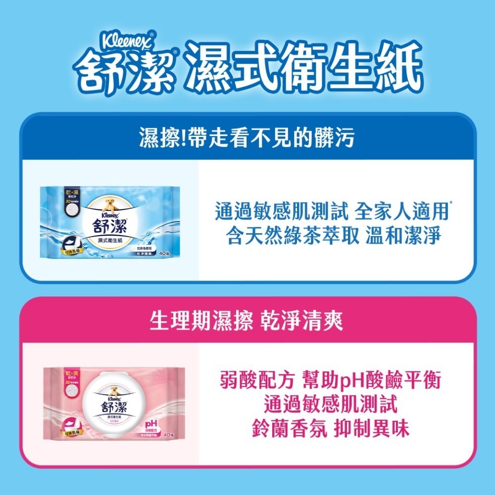 【超取/宅配賣場】舒潔 濕式衛生紙40抽x7包+贈10抽x2包/箱-細節圖10