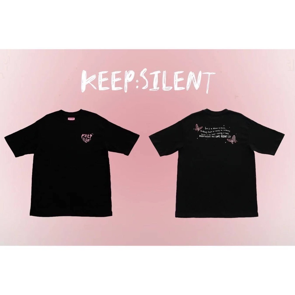 現貨秒發！keep silent 情人節系列 Orm同款個人品牌 T恤-規格圖6