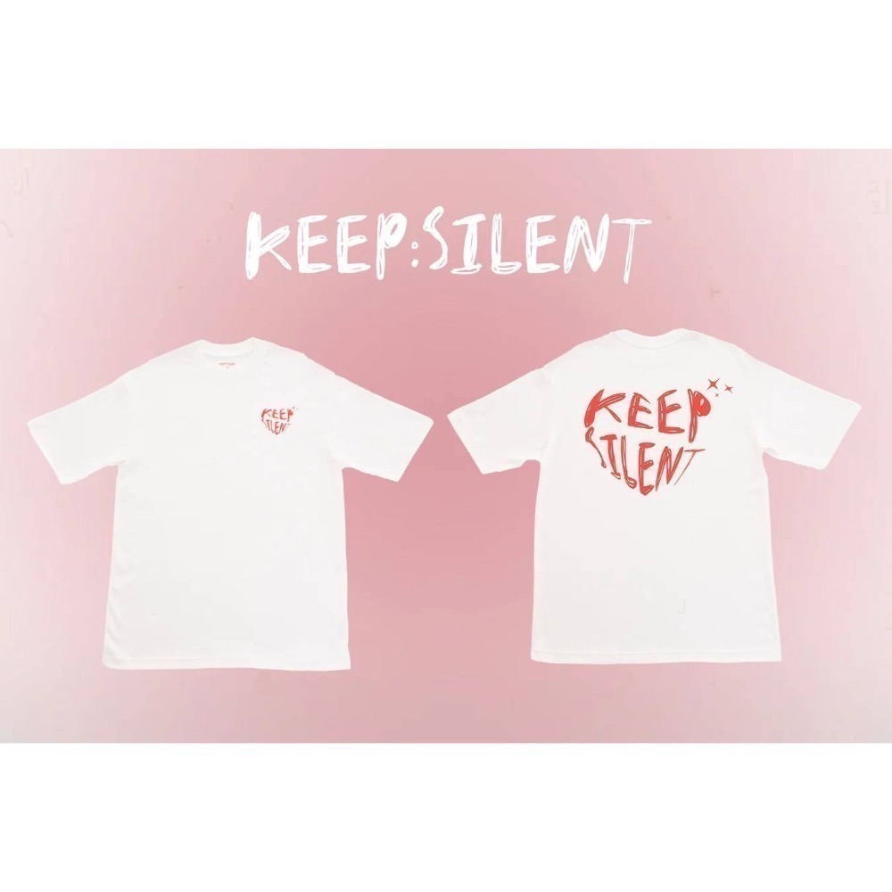 現貨秒發！keep silent 情人節系列 Orm同款個人品牌 T恤-規格圖6
