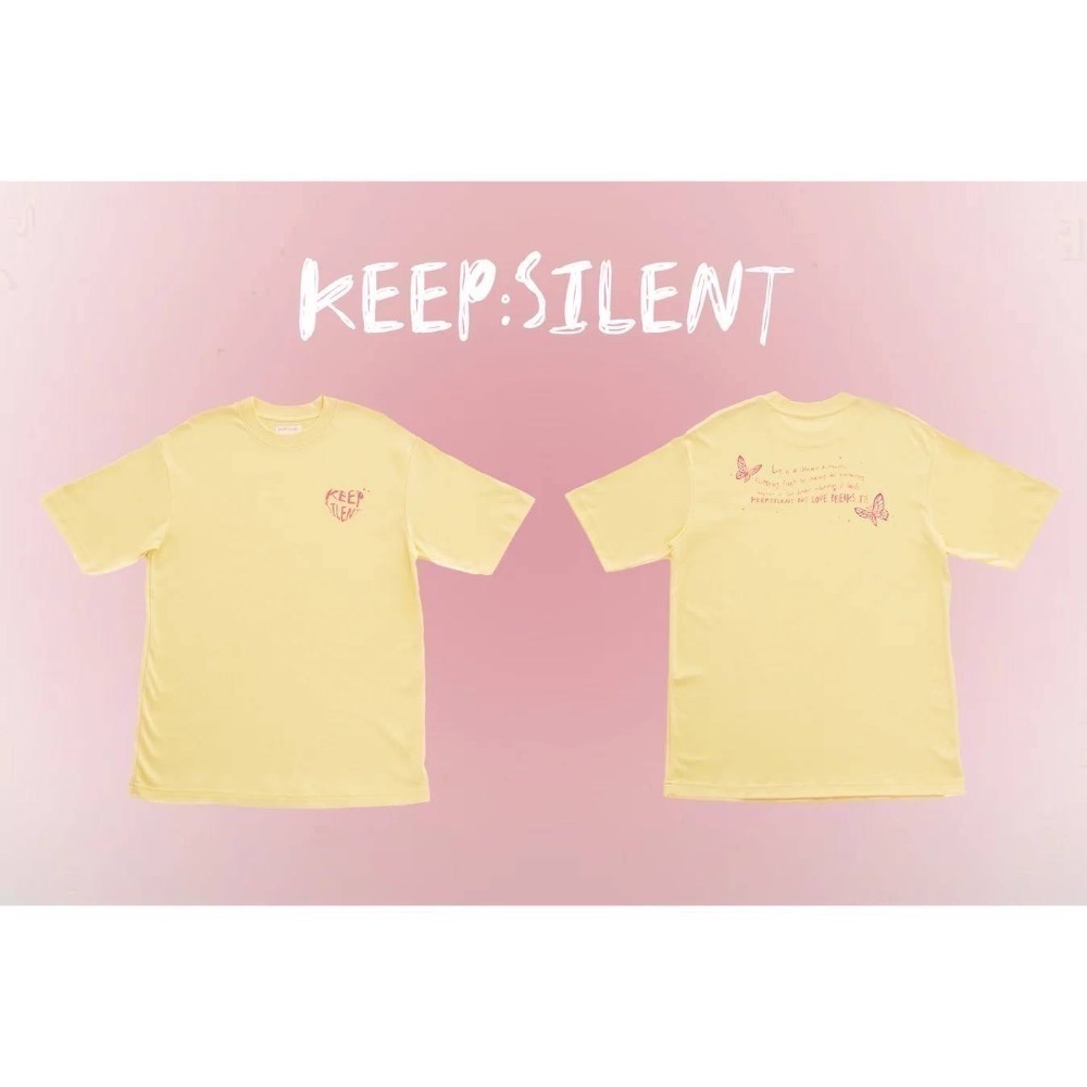現貨秒發！keep silent 情人節系列 Orm同款個人品牌 T恤-規格圖6