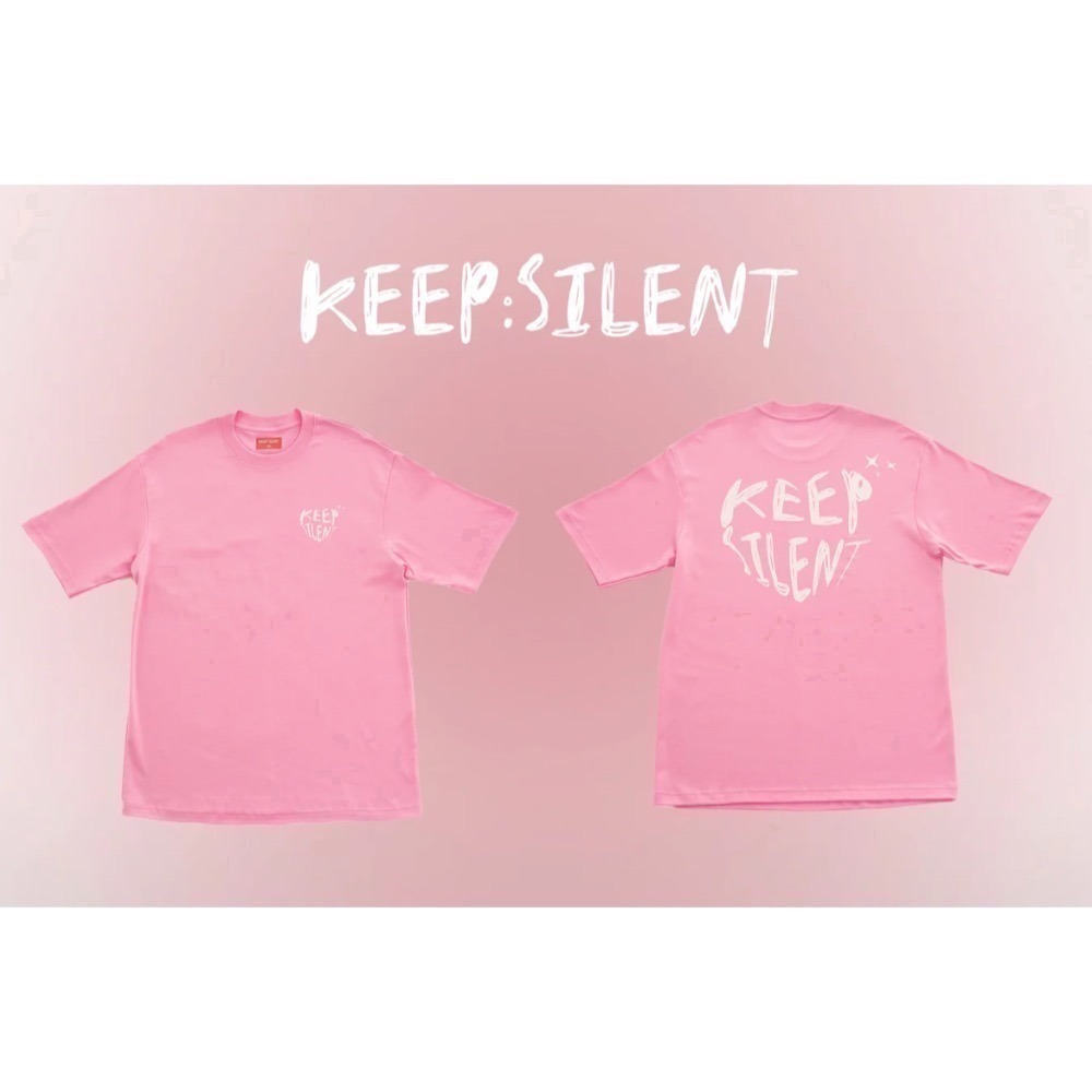 現貨秒發！keep silent 情人節系列 Orm同款個人品牌 T恤-規格圖6