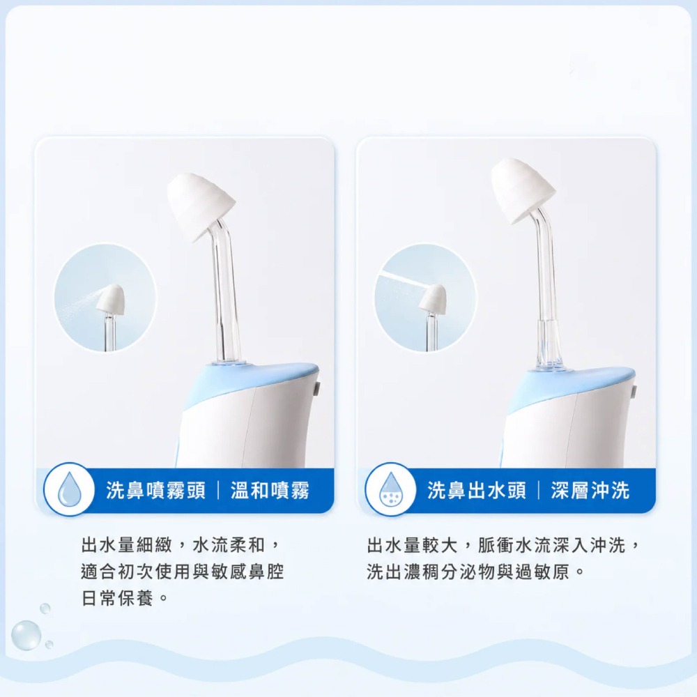 鼻要電動洗鼻器 電動洗鼻器 洗鼻器 安柏美 珞躍 nosecare 美術藥局-細節圖4
